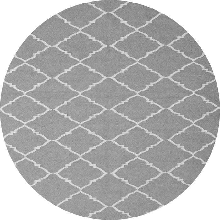 Machine Washable Trellis Gray Modern Rug, wshcon2379gry