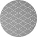 Machine Washable Trellis Gray Modern Rug, wshcon2379gry