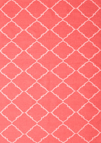 Trellis Red Modern Rug, con2379red