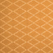 Serging Thickness of Trellis Orange Modern Rug, con2379org