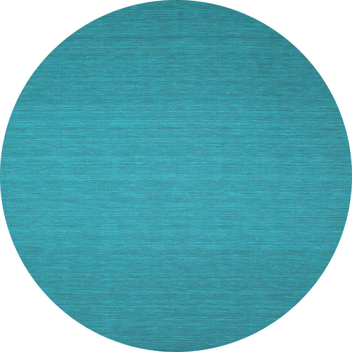 Round Machine Washable Abstract Light Blue Contemporary Rug, wshcon237lblu