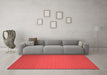 Contemporary Red Washable Rugs