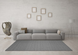 Machine Washable Abstract Gray Contemporary Rug in a Living Room,, wshcon237gry