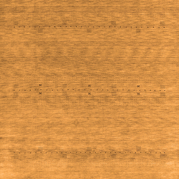 Serging Thickness of Abstract Orange Contemporary Rug, con2380org