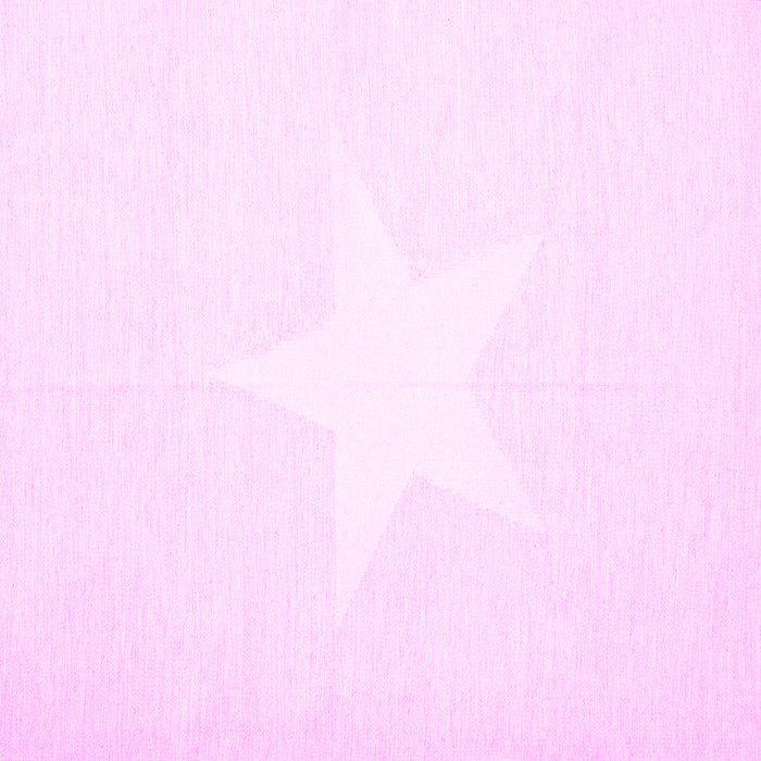 Square Solid Pink Modern Rug, con2381pnk