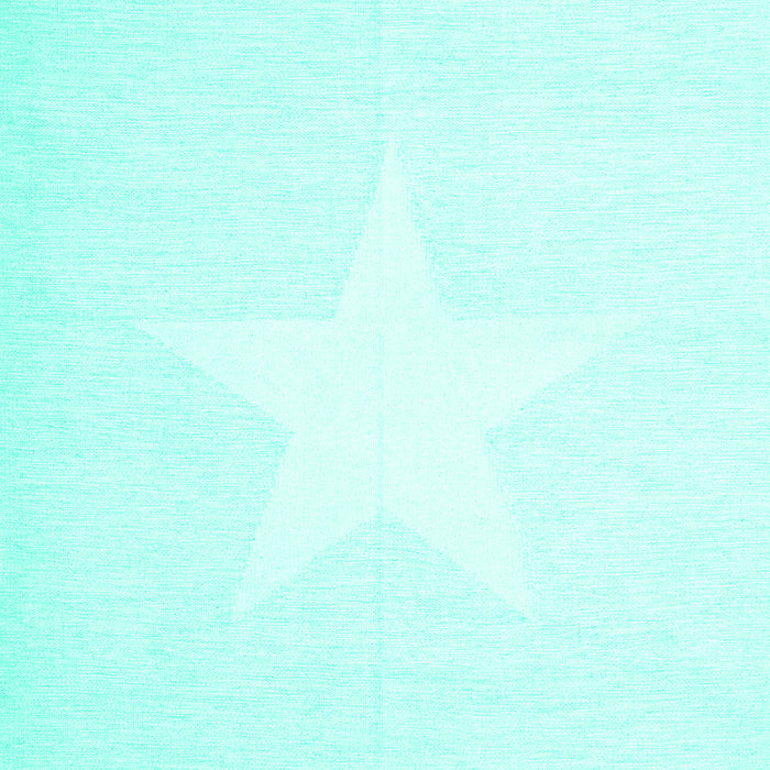 Machine Washable Solid Turquoise Modern Area Rugs, wshcon2381turq