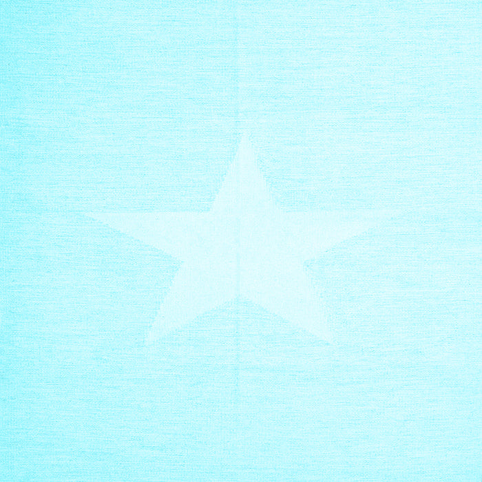 Square Machine Washable Solid Light Blue Modern Rug, wshcon2381lblu