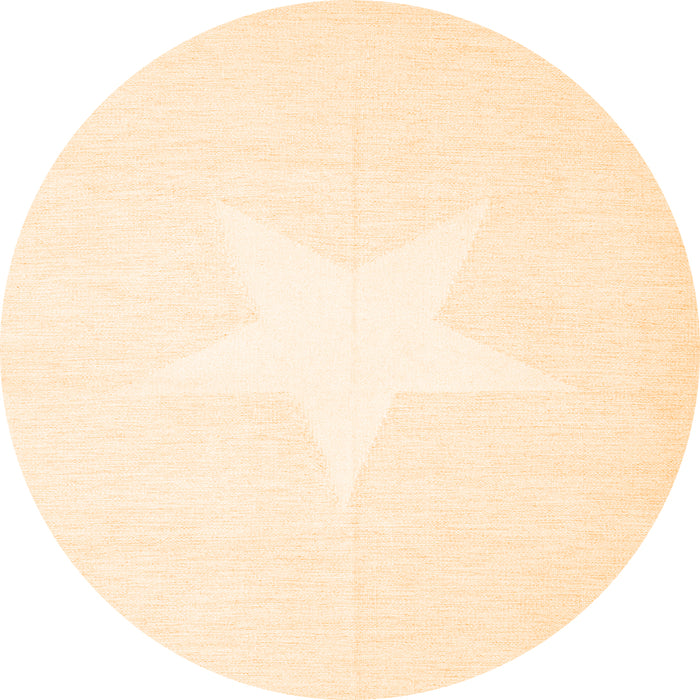 Machine Washable Solid Orange Modern Area Rugs, wshcon2381org