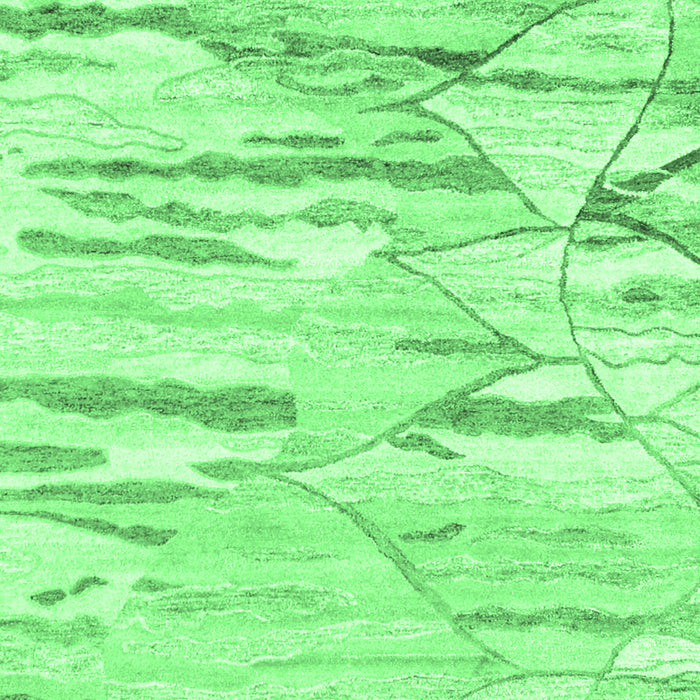 Abstract Emerald Green Contemporary Rug, con2382emgrn