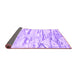 Sideview of Abstract Purple Contemporary Rug, con2382pur