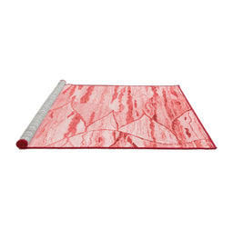 Contemporary Red Washable Rugs