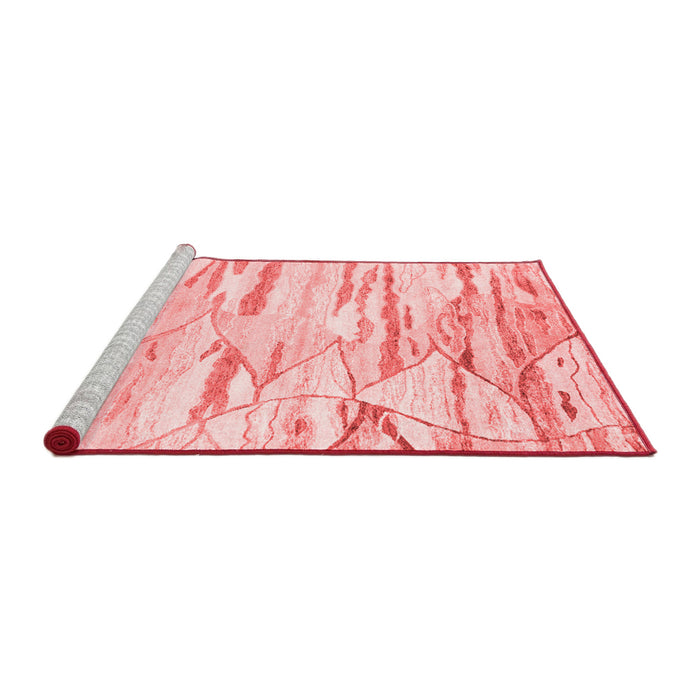 Contemporary Red Washable Rugs