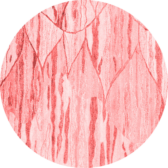 Machine Washable Abstract Red Contemporary Rug, wshcon2382red
