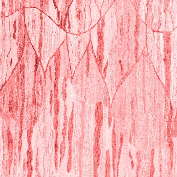 Machine Washable Abstract Red Contemporary Rug, wshcon2382red
