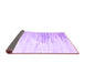 Sideview of Abstract Purple Contemporary Rug, con2383pur