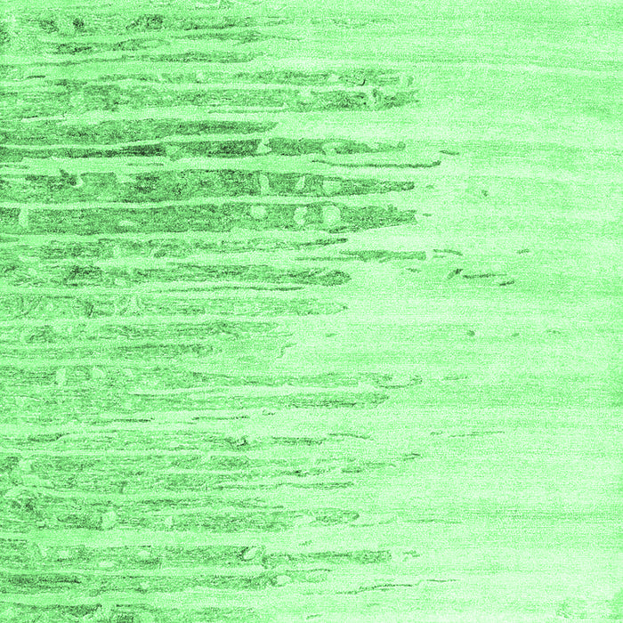Machine Washable Abstract Emerald Green Contemporary Area Rugs, wshcon2383emgrn