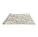 Serging Thickness of Machine Washable Contemporary Champagne Beige Rug, wshcon2384