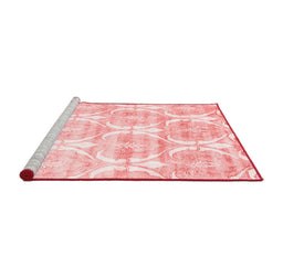 Contemporary Red Washable Rugs