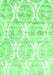 Machine Washable Abstract Emerald Green Contemporary Area Rugs, wshcon2384emgrn