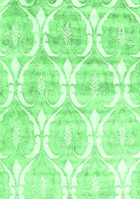 Abstract Emerald Green Contemporary Rug, con2384emgrn