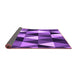 Sideview of Abstract Purple Contemporary Rug, con2385pur