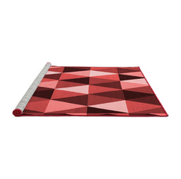 Contemporary Red Washable Rugs