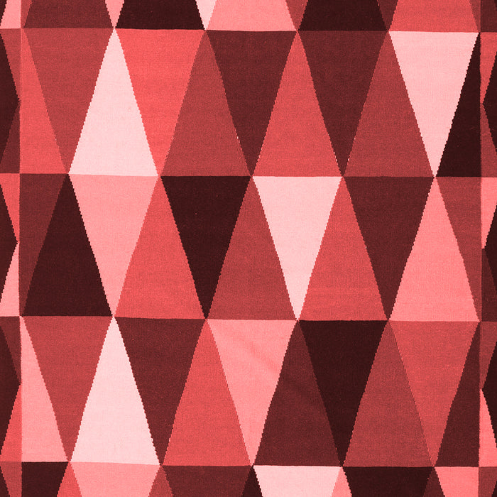 Machine Washable Abstract Red Contemporary Rug, wshcon2385red