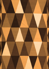 Abstract Orange Contemporary Rug, con2385org