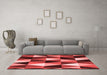 Contemporary Red Washable Rugs