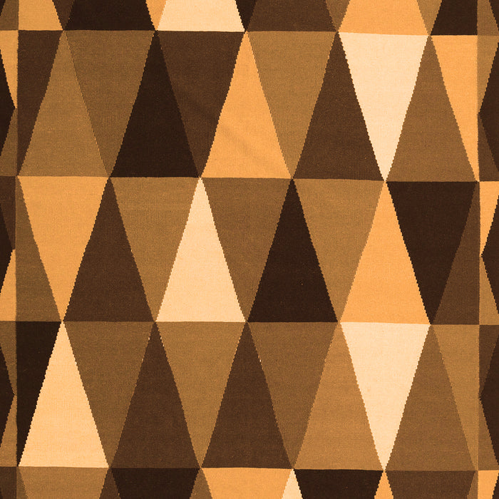 Serging Thickness of Machine Washable Abstract Orange Contemporary Area Rugs, wshcon2385org