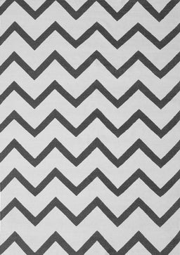 Abstract Gray Contemporary Rug, con2386gry