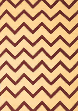 Abstract Brown Contemporary Rug, con2386brn