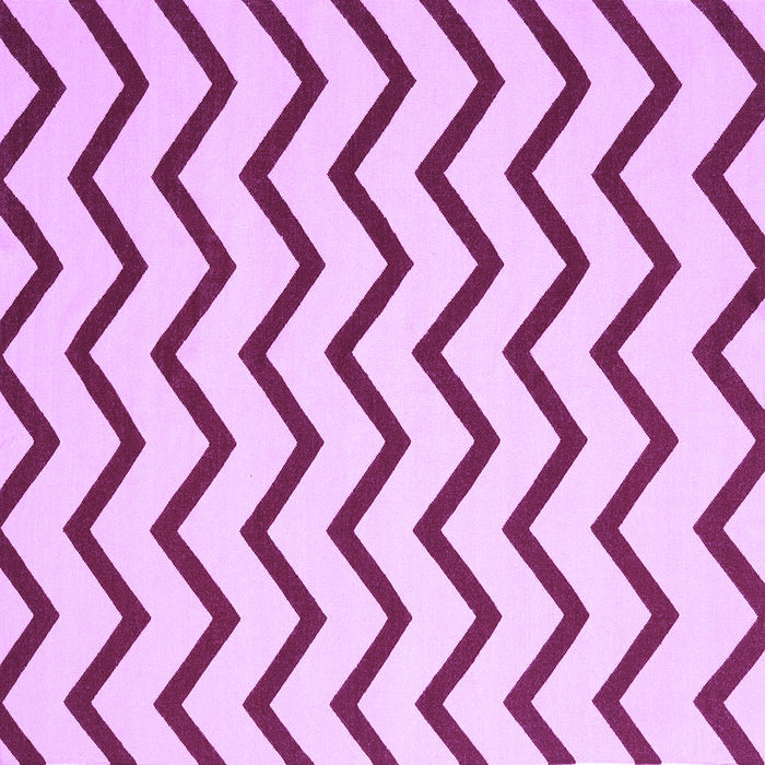Square Abstract Purple Contemporary Rug, con2386pur