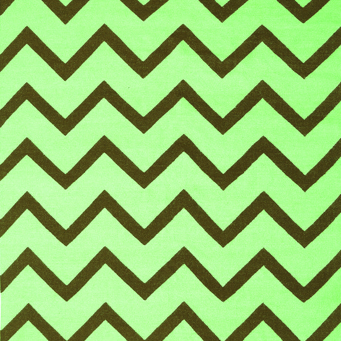 Abstract Green Contemporary Rug, con2386grn