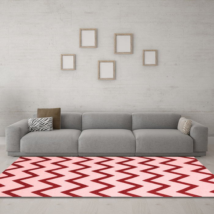 Contemporary Red Washable Rugs