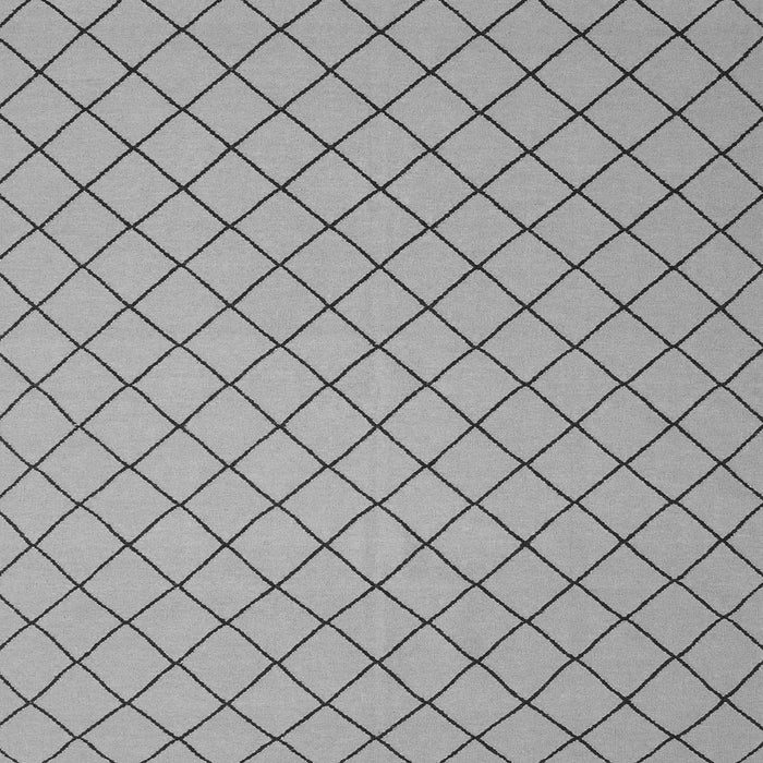 Round Machine Washable Abstract Gray Contemporary Rug, wshcon2387gry