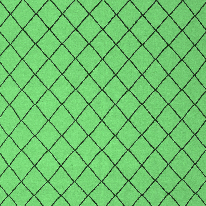 Machine Washable Abstract Emerald Green Contemporary Area Rugs, wshcon2387emgrn