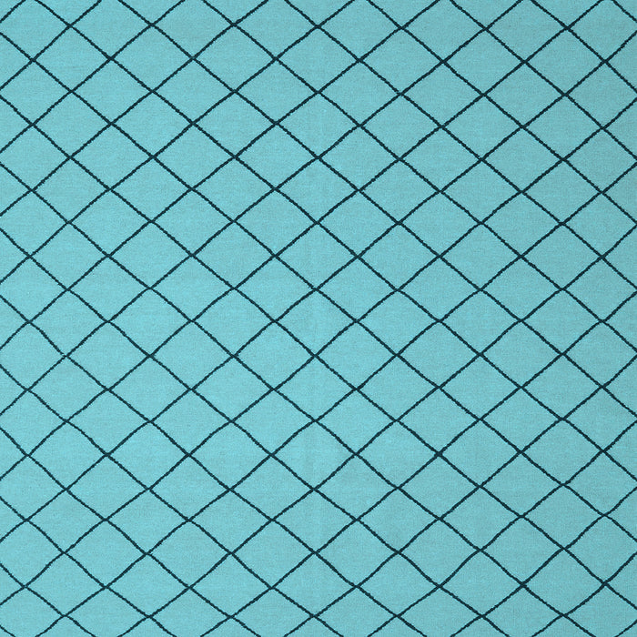 Square Abstract Light Blue Contemporary Rug, con2387lblu