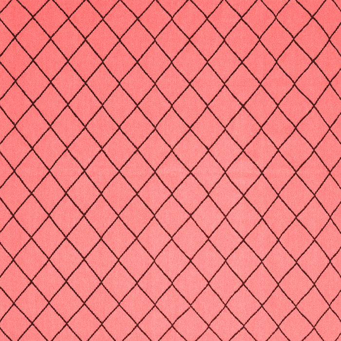 Machine Washable Abstract Red Contemporary Rug, wshcon2387red