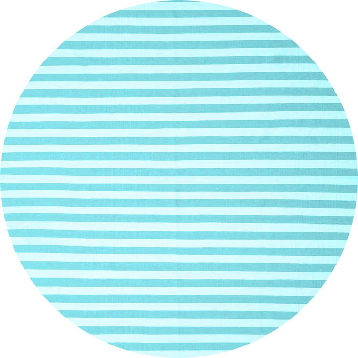 Round Solid Light Blue Modern Rug, con2388lblu
