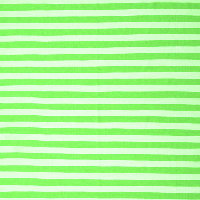 Serging Thickness of Machine Washable Solid Green Modern Area Rugs, wshcon2388grn