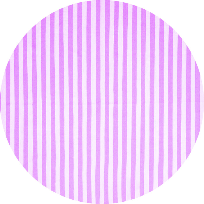 Round Solid Purple Modern Rug, con2388pur