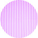 Round Solid Purple Modern Rug, con2388pur