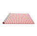 Modern Red Washable Rugs