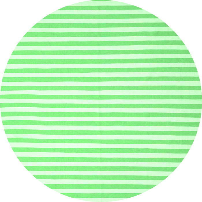 Round Solid Emerald Green Modern Rug, con2388emgrn