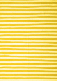 Solid Yellow Modern Rug, con2388yw