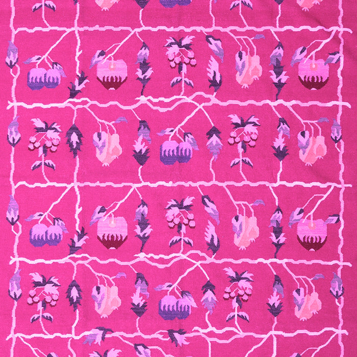 Machine Washable Abstract Pink Contemporary Rug, wshcon2389pnk