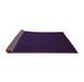 Sideview of Abstract Purple Contemporary Rug, con238pur