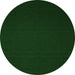 Square Abstract Green Contemporary Rug, con238grn