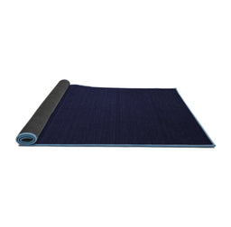 Sideview of Abstract Blue Contemporary Rug, con238blu